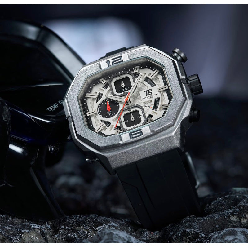 T5 HERCULES LUXURY WATCH H3952G BLKSL