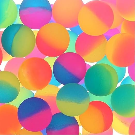 24 Pcs Colorful Mini Bouncy Balls