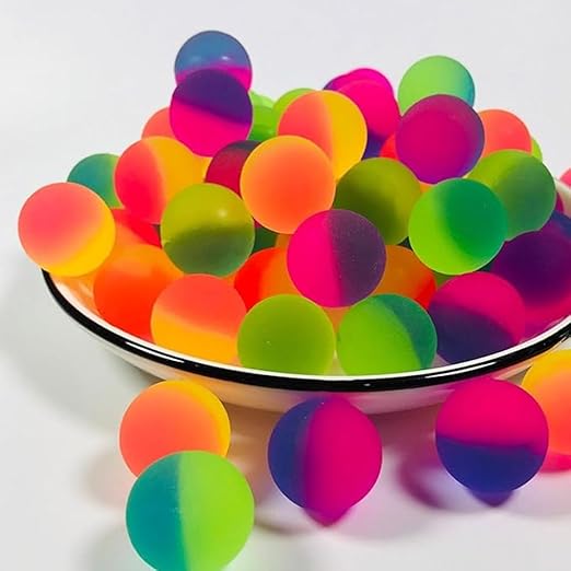 24 Pcs Colorful Mini Bouncy Balls