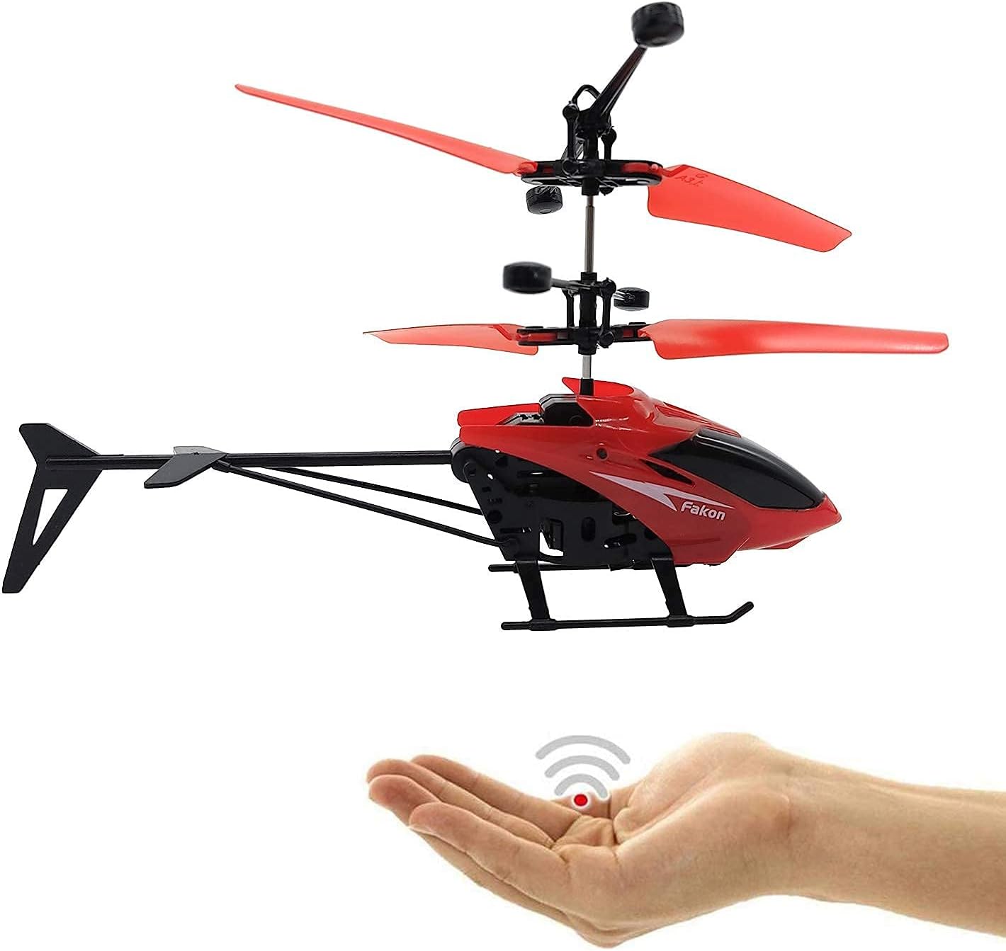 Rechargeable Remote-Control Helicopter with Hand Sensor & 3D Lights