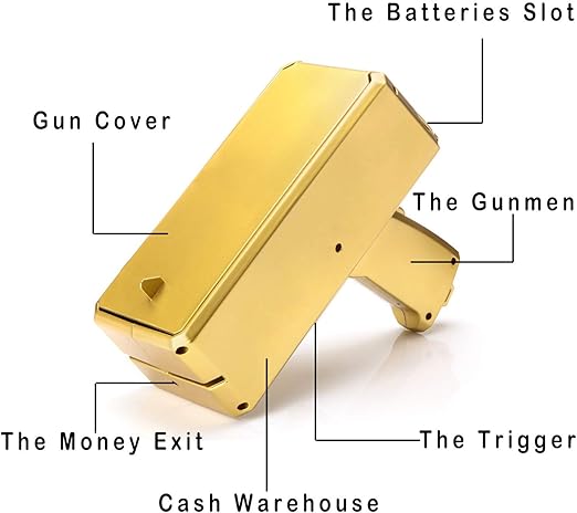 Golden Cash Shooter Toy