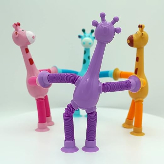 Suction Cup Giraffe Toy – Shape-Changing Toy