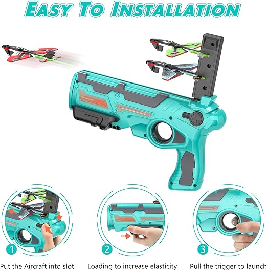 Catapult Airplane Toy Set – Outdoor Airplane Launcher