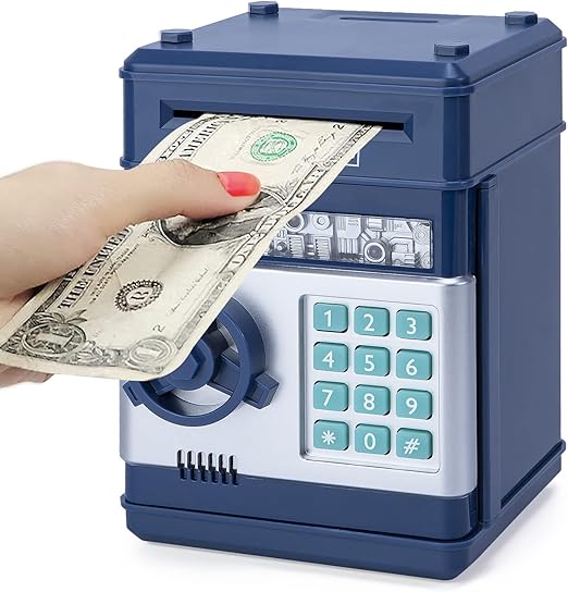 Electronic Piggy Bank – Password Money Safe for Kids