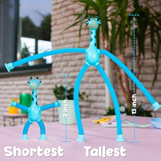 Suction Cup Giraffe Toy – Shape-Changing Toy