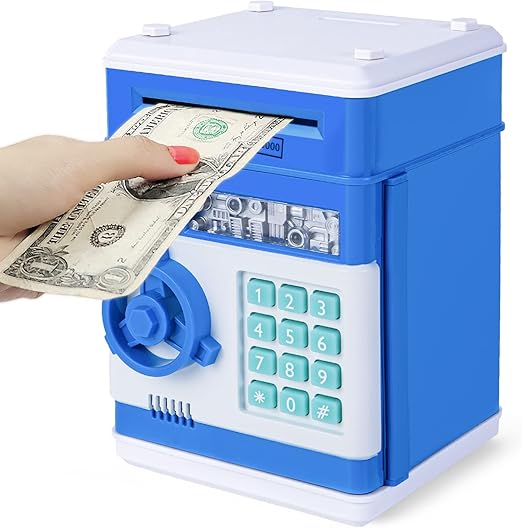 Electronic Piggy Bank – Password Money Safe for Kids