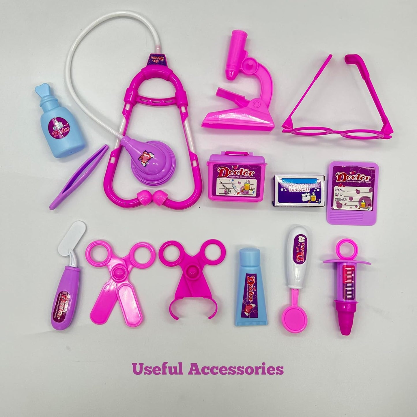 Kids Medical Play Kit – 14-Piece Doctor & Nurse Role Play Set