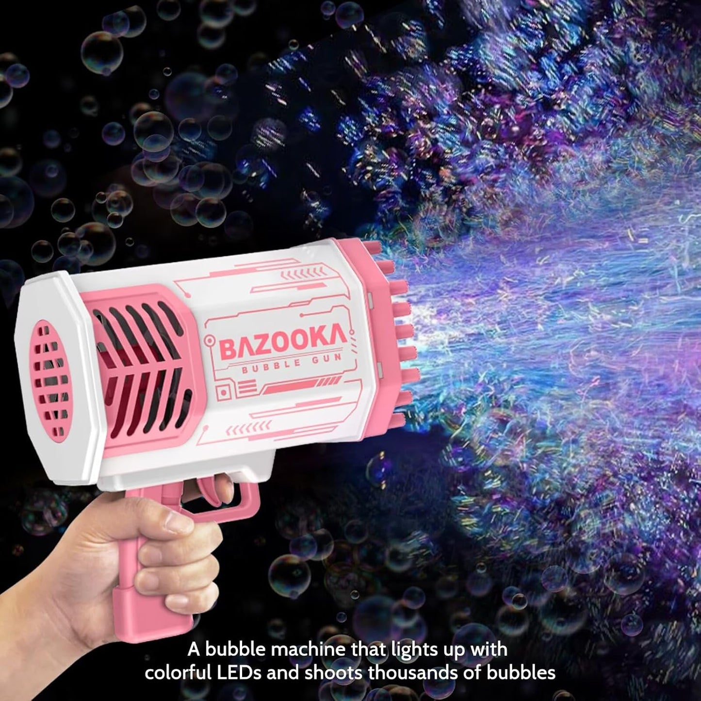 Bubble Machine Gun with Lights