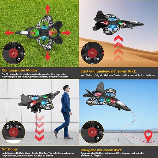 Remote Control Airplane with LED Lights