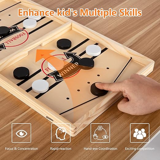 Wooden Sling Puck Game