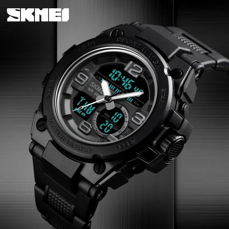 SKMEI OUTDOOR DUAL SPORTS SERIES-BK