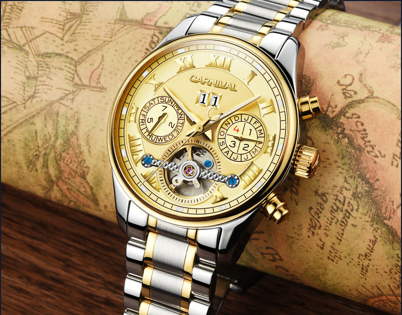 CARNIVAL Retro Roman Automatic Watch CR1003D