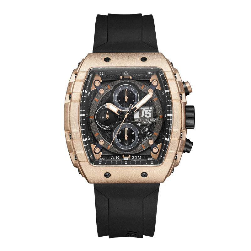 T5 GLIDER SERIES LUXURY WATCH-BLKRG