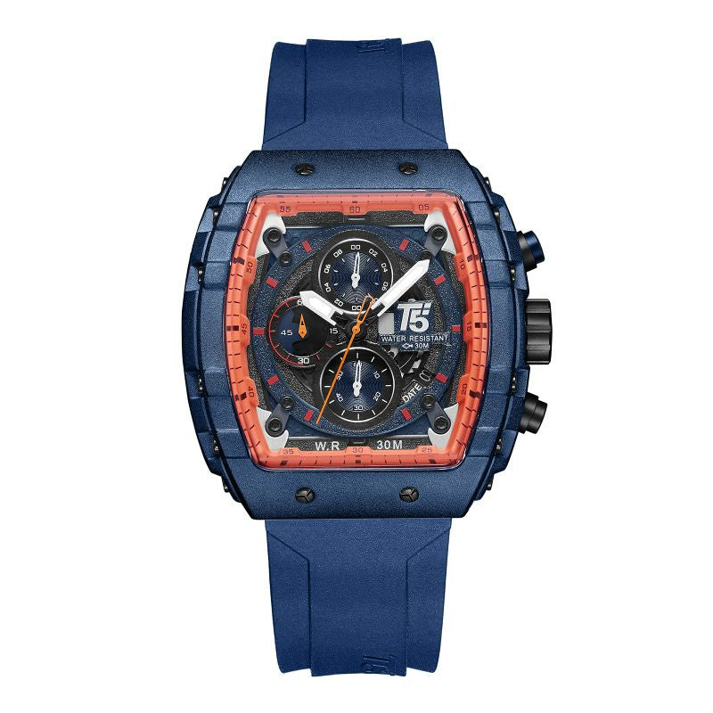 T5 GLIDER SERIES LUXURY WATCH-BLU