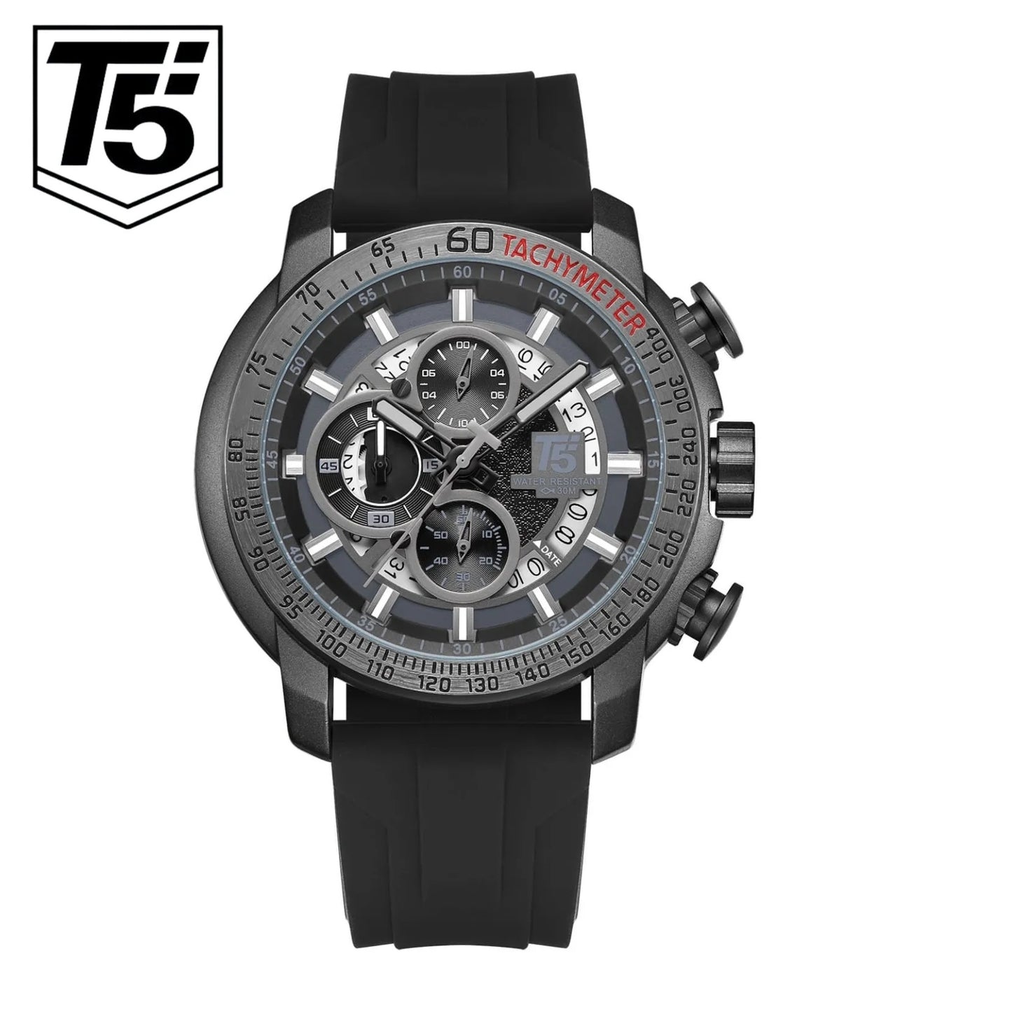 T5 CALIBRE SERIES LUXURY WATCH-BLK