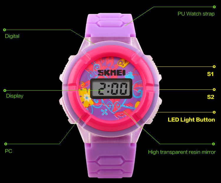 SKMEI KIDS WATCH-1097 PRPL