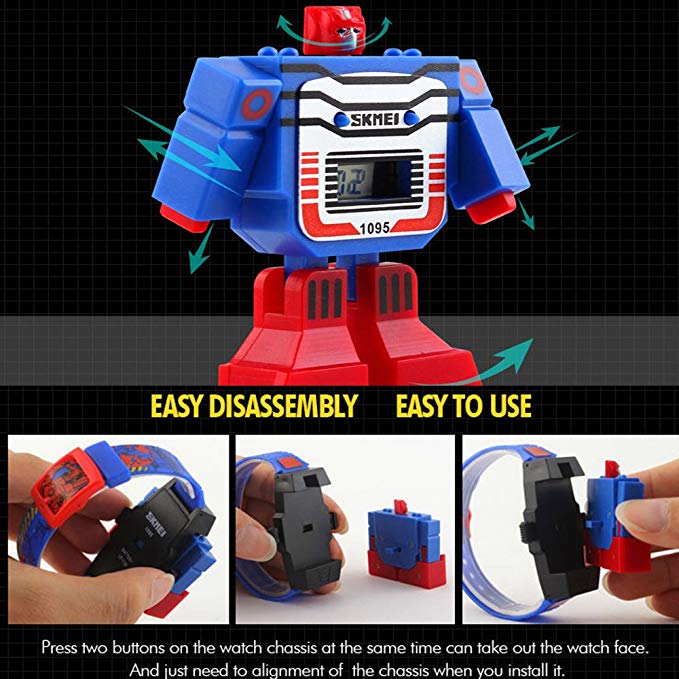 SKMEI KIDS ROBO SERIES-1095 GRY