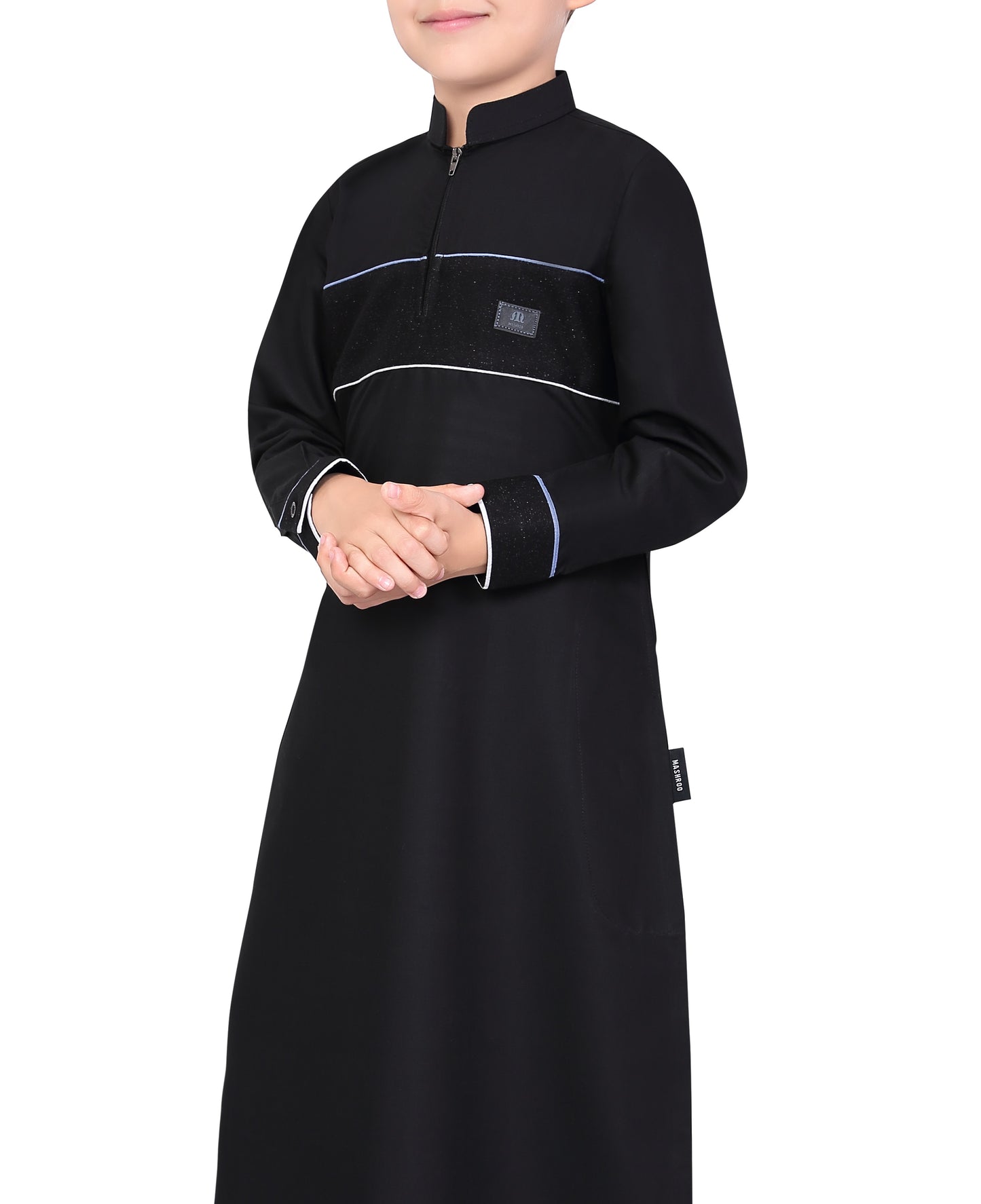 LUNA THOBE KANDORA-BLACK FOR BOYS BY MASHROO