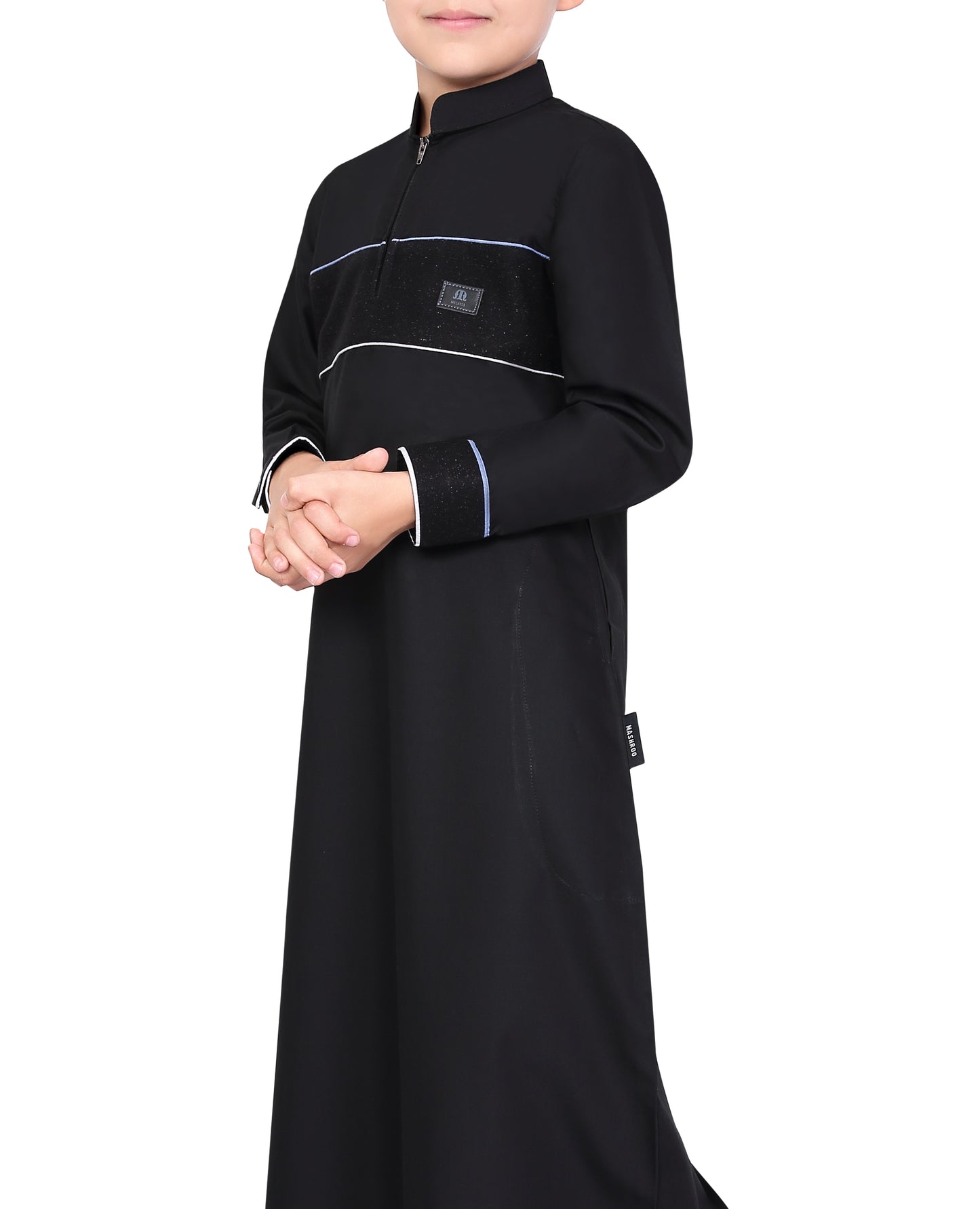 LUNA THOBE KANDORA-BLACK FOR BOYS BY MASHROO