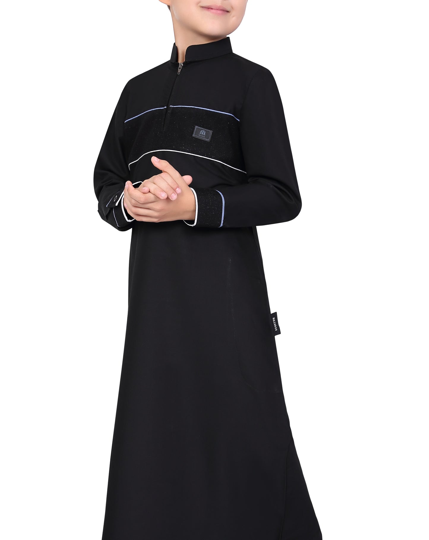 LUNA THOBE KANDORA-BLACK FOR BOYS BY MASHROO