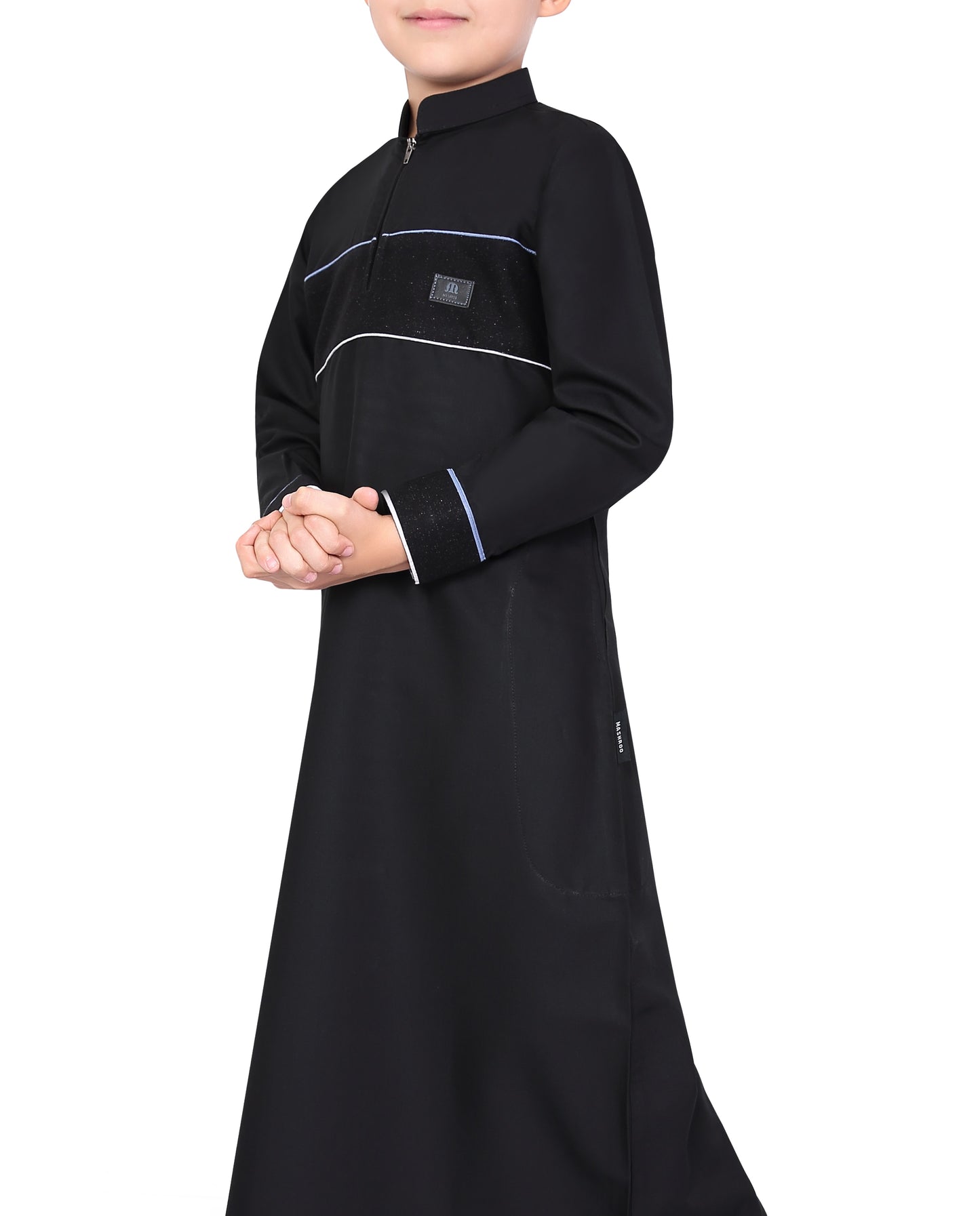 LUNA THOBE KANDORA-BLACK FOR BOYS BY MASHROO