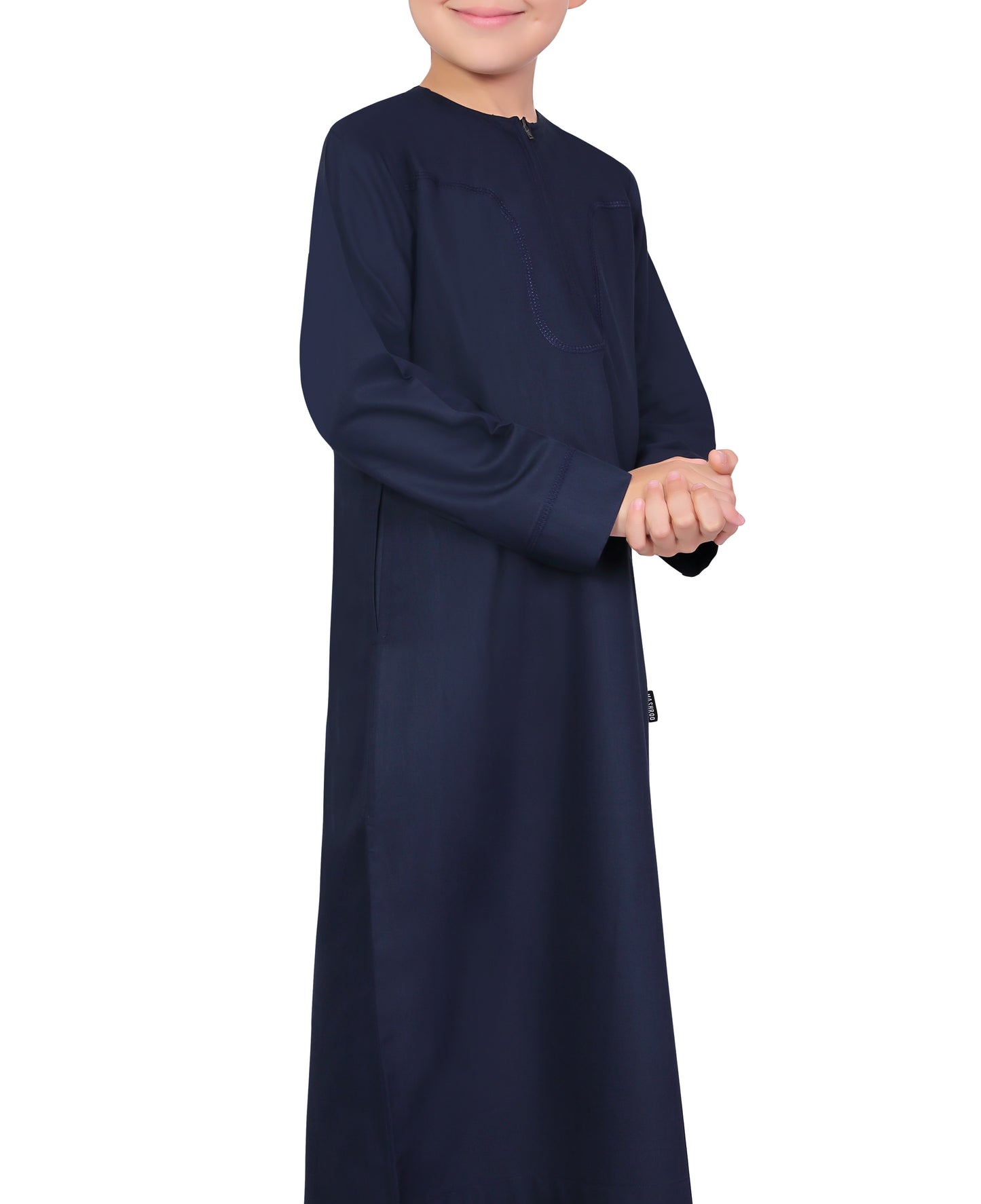 APLOS OMANI KANDORA-NAVY BLUE FOR BOYS BY MASHROO