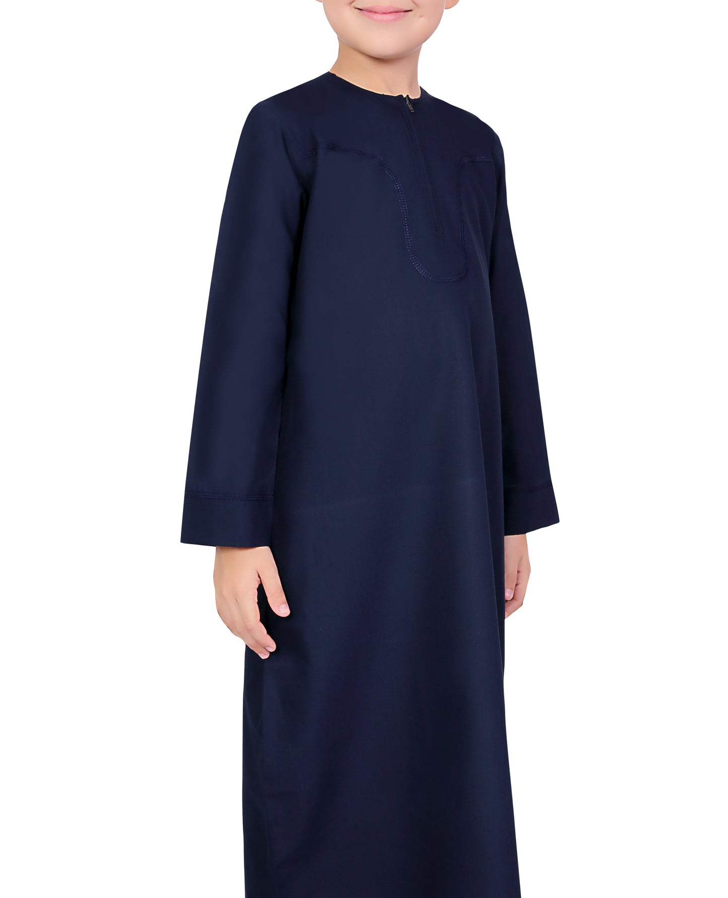 APLOS OMANI KANDORA-NAVY BLUE FOR BOYS BY MASHROO