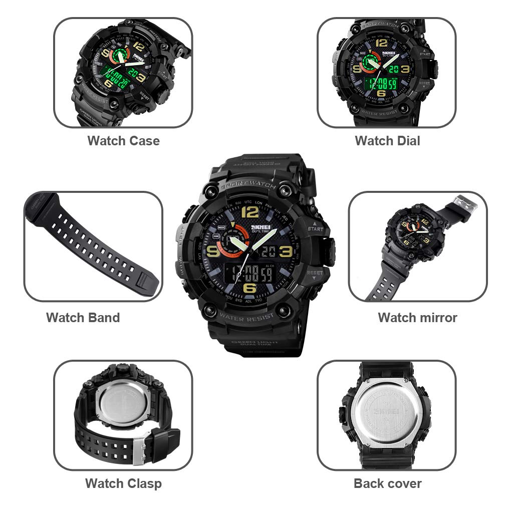 SKMEI ROCK SERIES-BLK