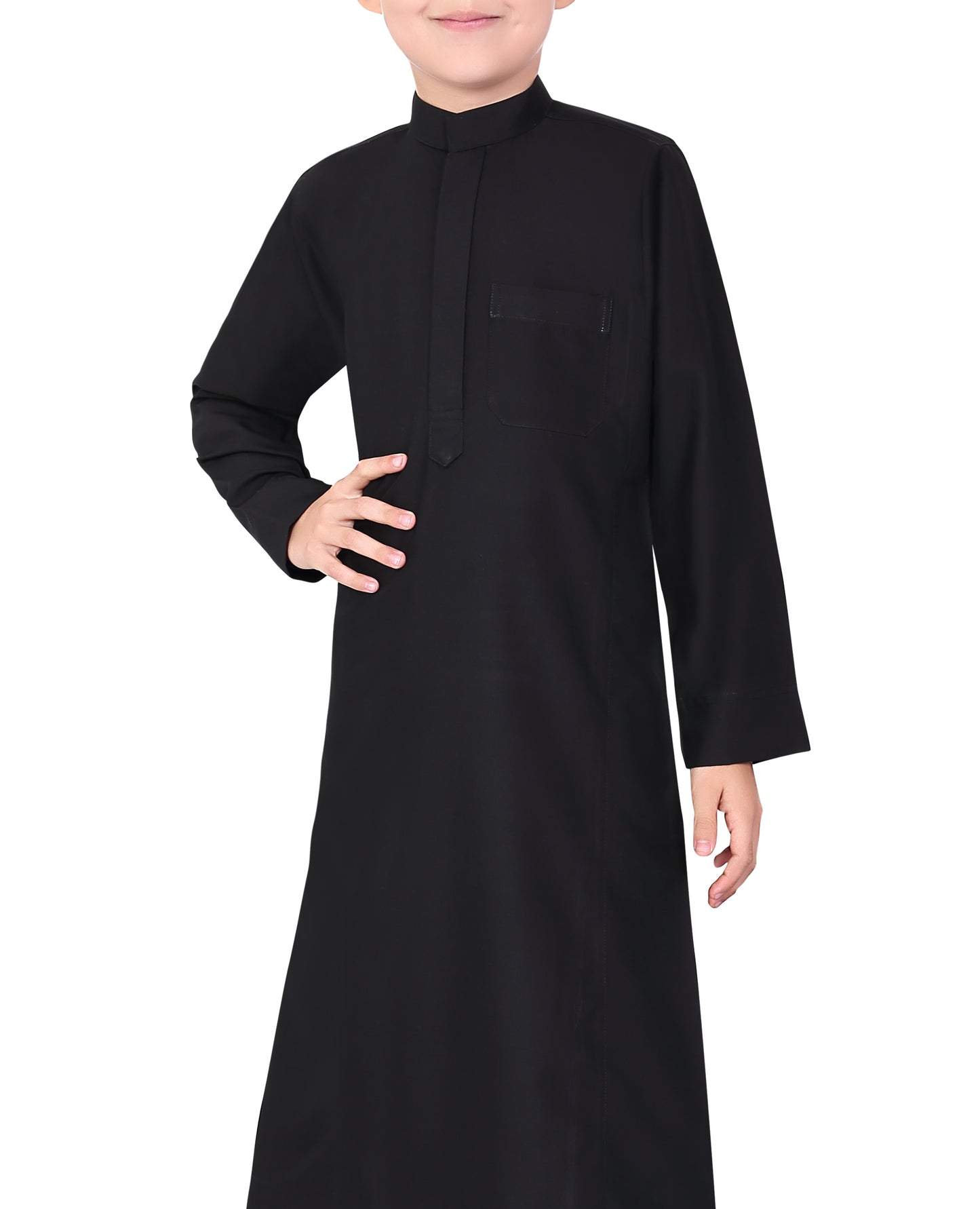 APLOS SAUDI KANDORA-BLACK FOR BOYS BY MASHROO