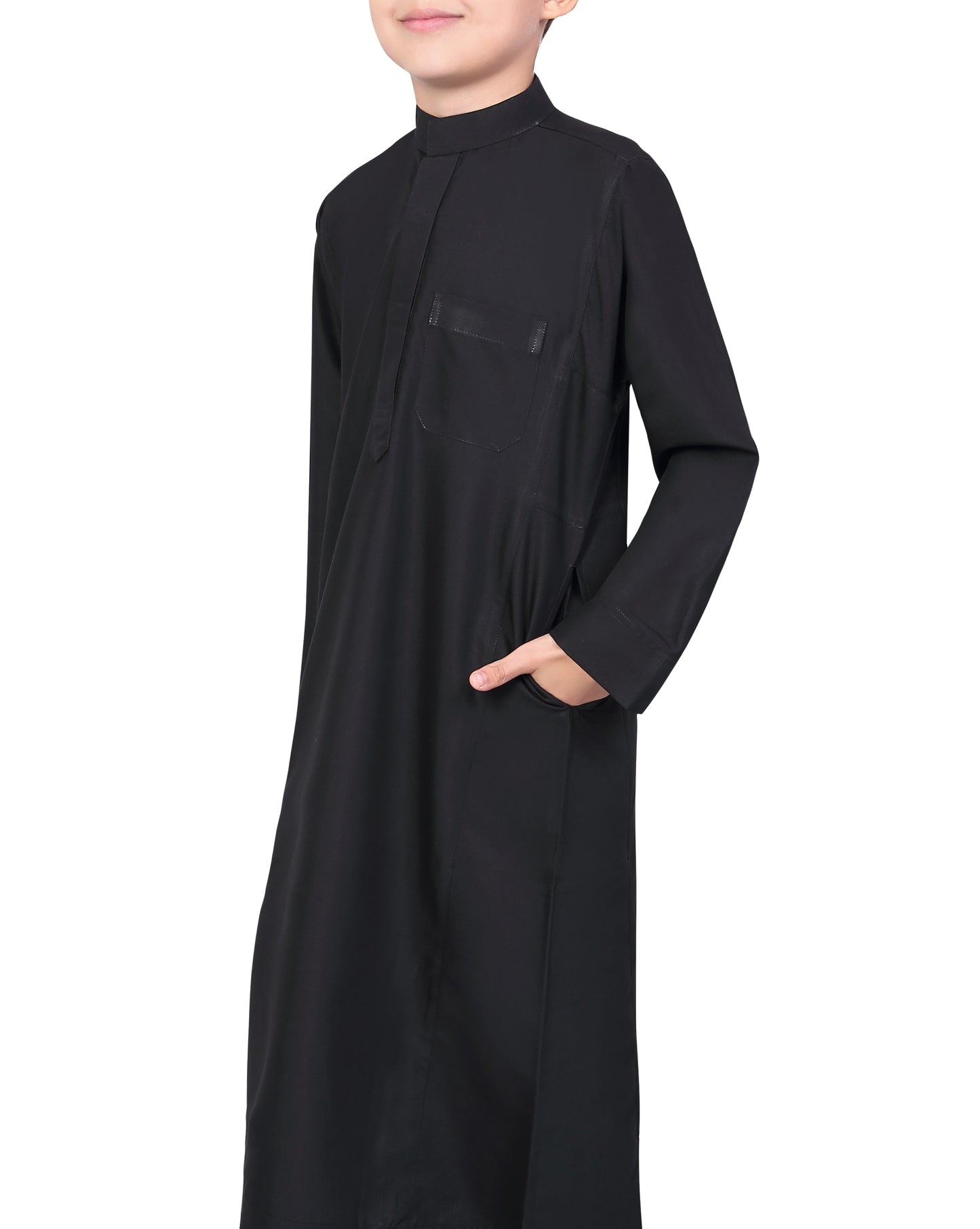 APLOS SAUDI KANDORA-BLACK FOR BOYS BY MASHROO
