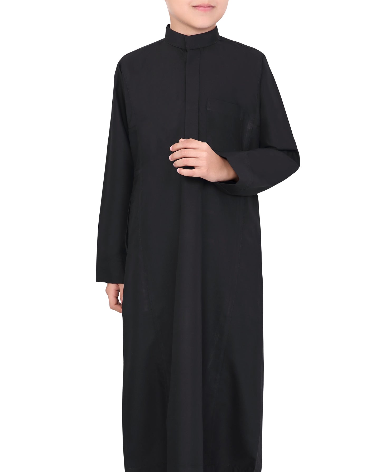 APLOS SAUDI KANDORA-BLACK FOR BOYS BY MASHROO