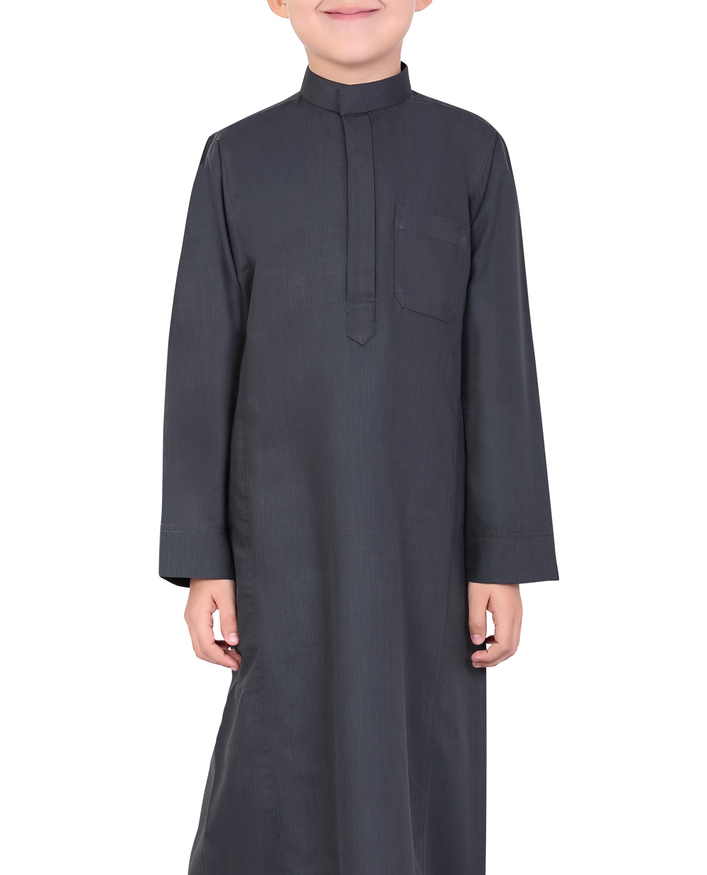APLOS SAUDI KANDORA-GREY FOR BOYS BY MASHROO
