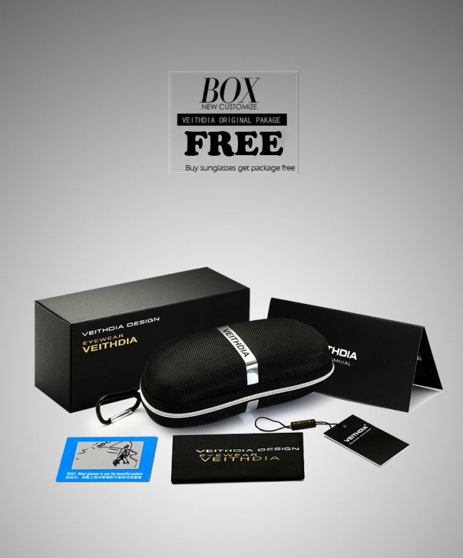 VEITHDIA POLARISED SUNGLASSES-6591-BLK