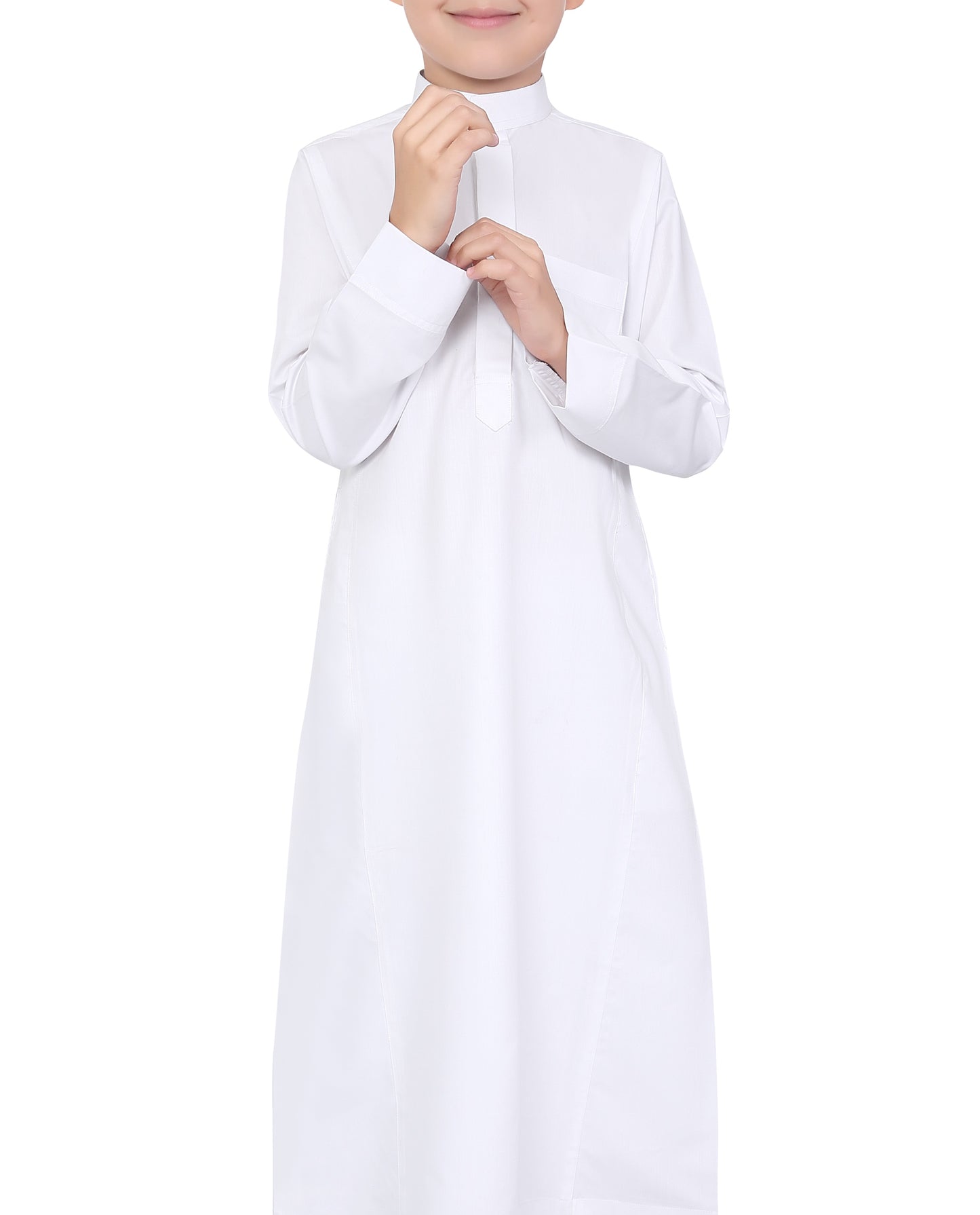 APLOS SAUDI KANDORA-WHITE FOR BOYS BY MASHROO
