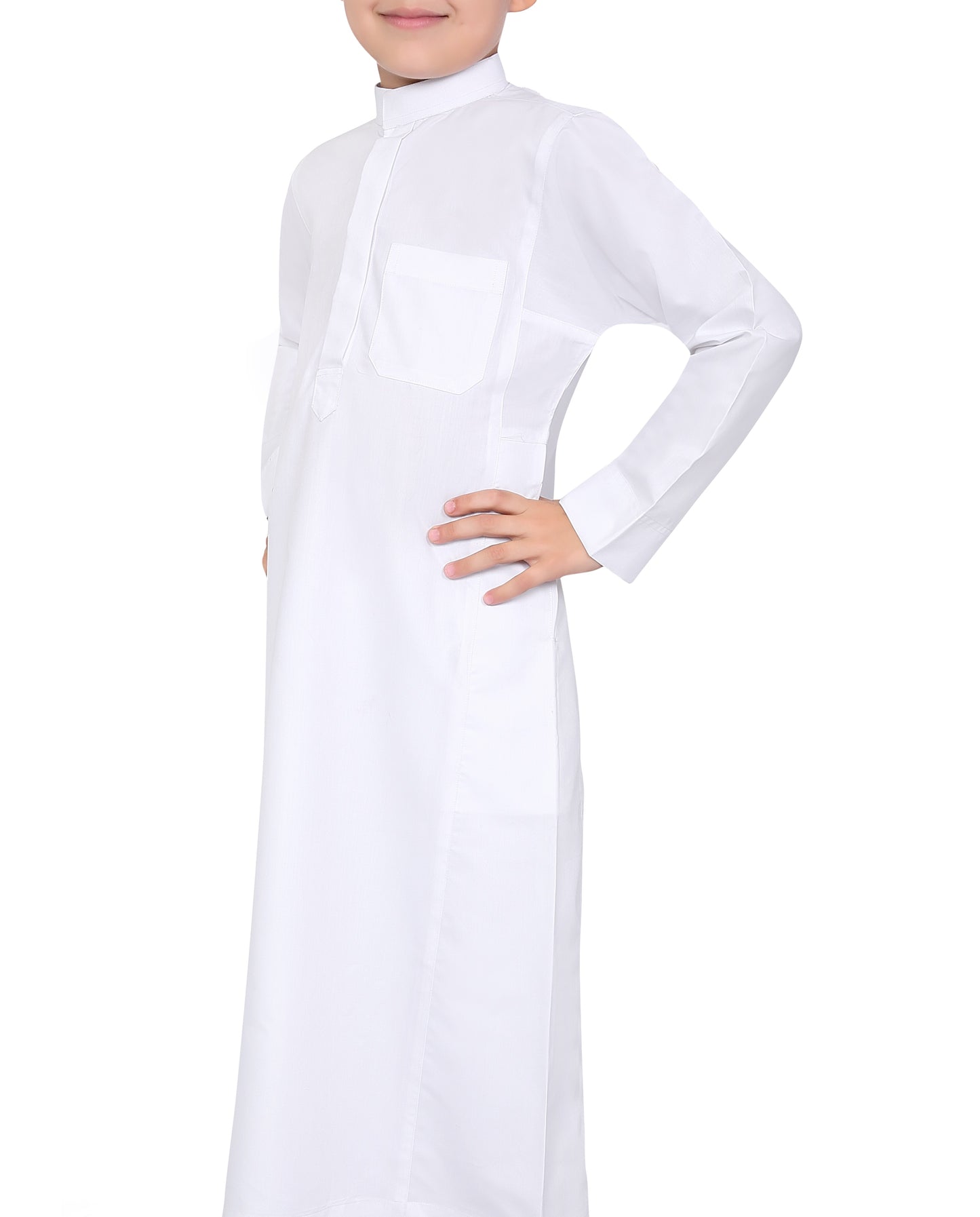 APLOS SAUDI KANDORA-WHITE FOR BOYS BY MASHROO