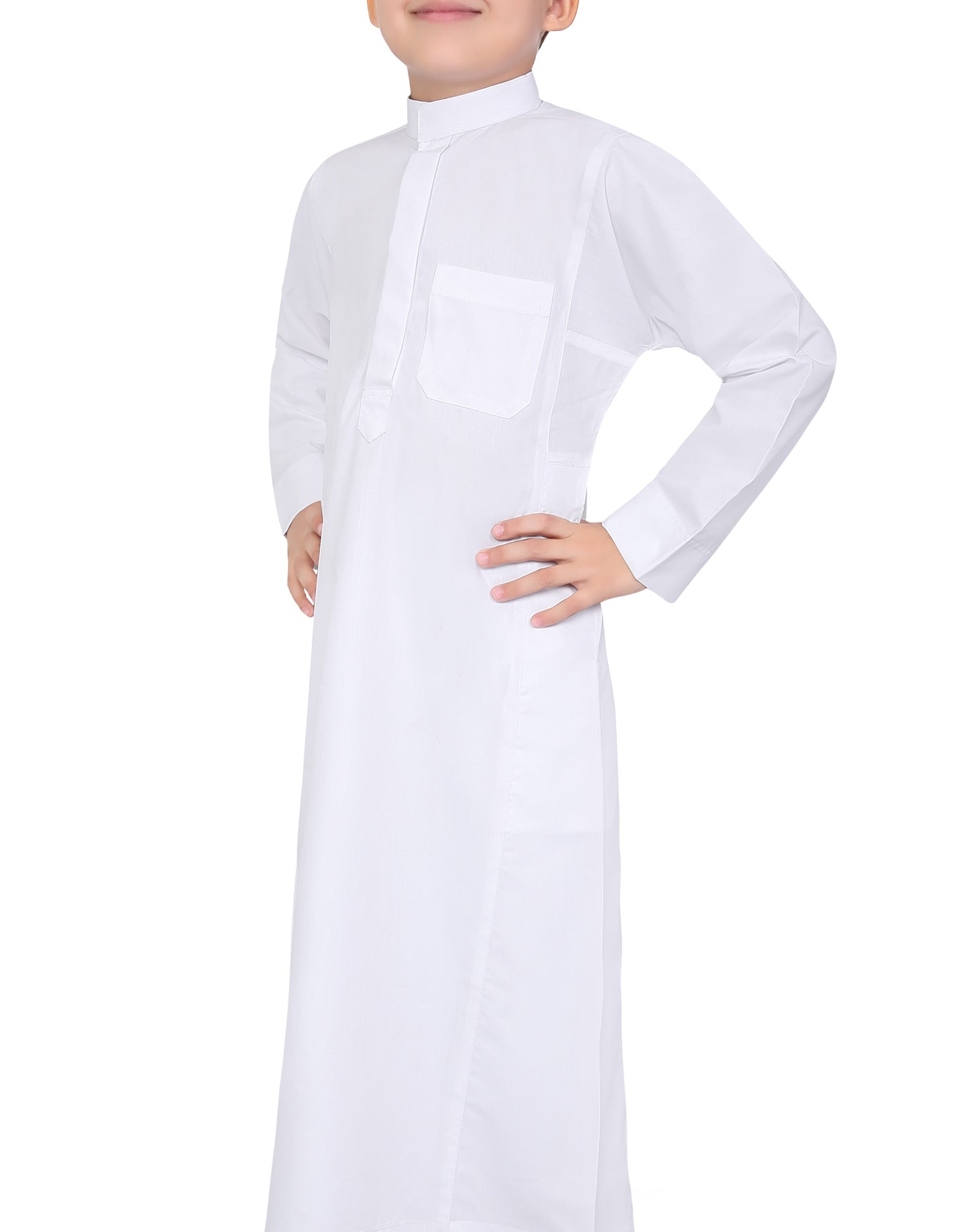 APLOS SAUDI KANDORA-WHITE FOR BOYS BY MASHROO