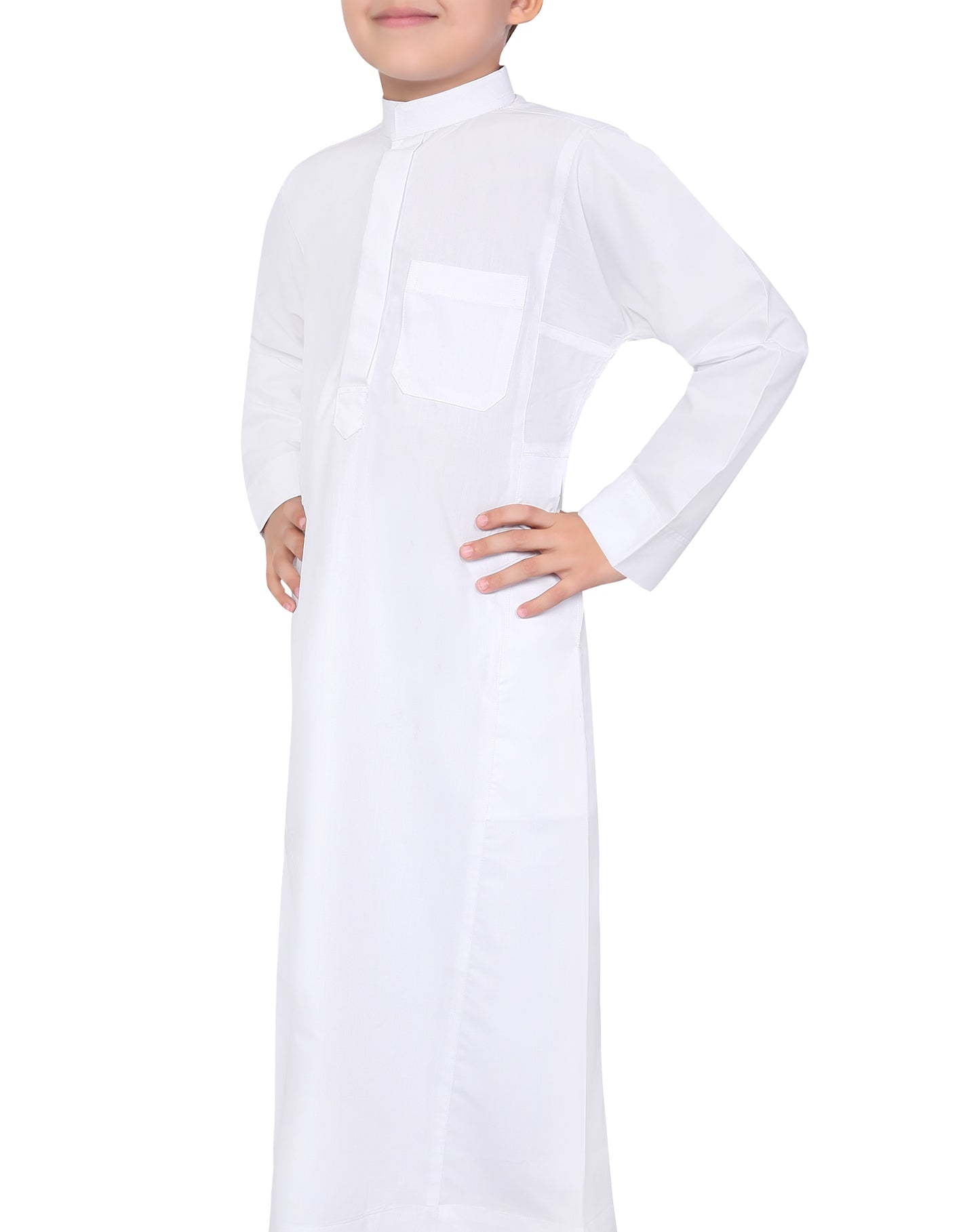 APLOS SAUDI KANDORA-WHITE FOR BOYS BY MASHROO
