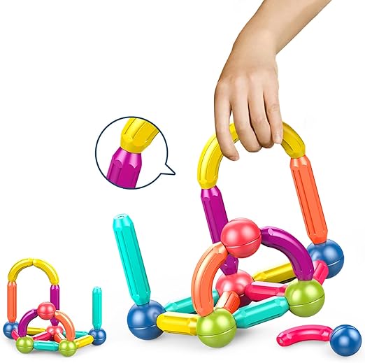 Magnetic Balls & Rods STEM Building Set