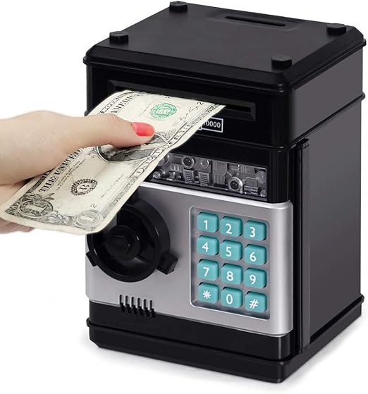 Electronic Piggy Bank – Password Money Safe for Kids