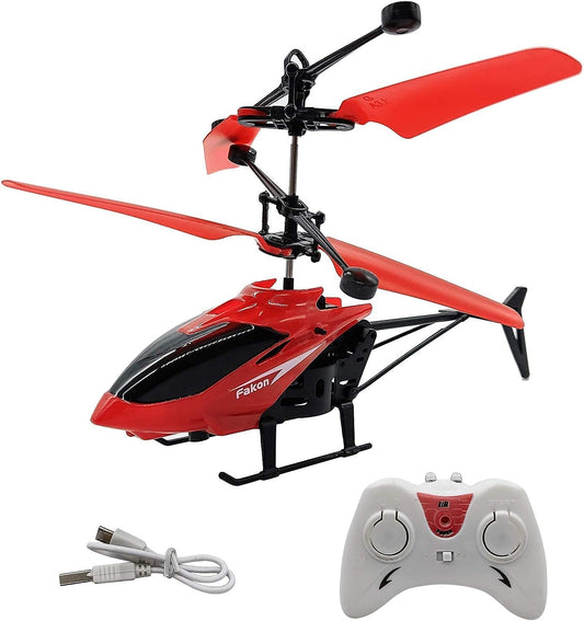 Rechargeable Remote-Control Helicopter with Hand Sensor & 3D Lights