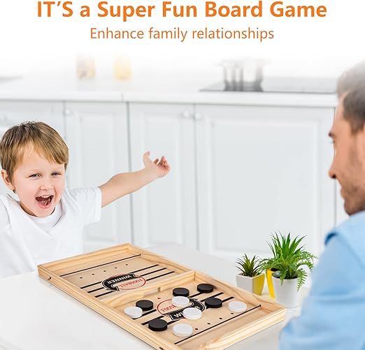 Wooden Sling Puck Game