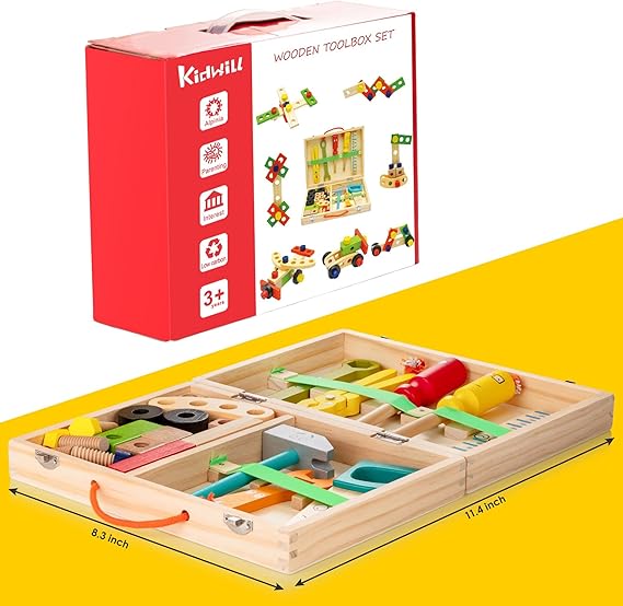 Wooden Tool Kit for Kids