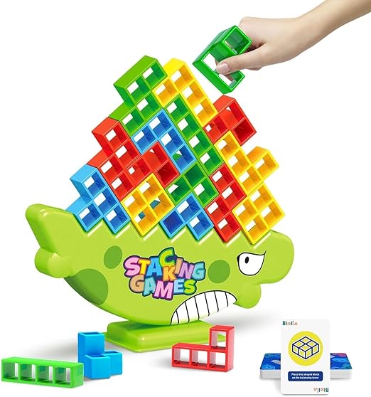 48 Pcs Balance Stacking Blocks Game – Educational Toy for Kids & Adults