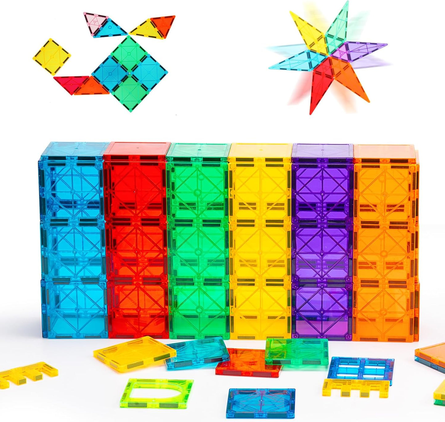 Magnetic Tiles Building Set – 100PCS