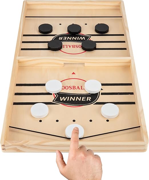Wooden Sling Puck Game