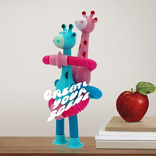 Suction Cup Giraffe Toy – Shape-Changing Toy