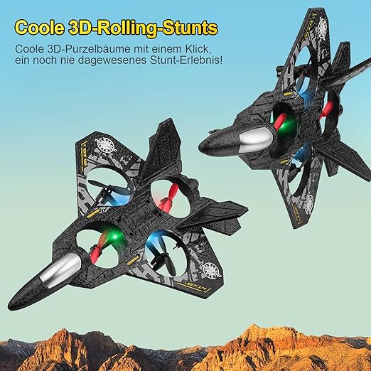 Remote Control Airplane with LED Lights