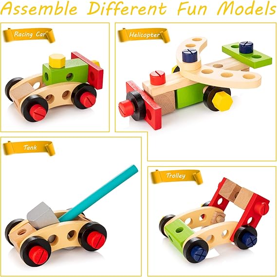 Wooden Tool Kit for Kids