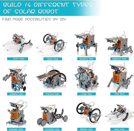 13-in-1 Solar Robot STEM Kit