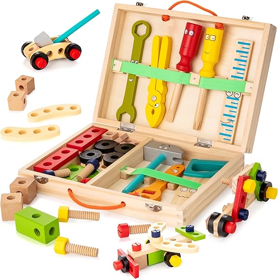 Wooden Tool Kit for Kids